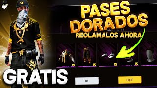 PASES DORADOS GRATIS SAKURA Y HIP HOP  ¿PARA TODOS? FREE FIRE