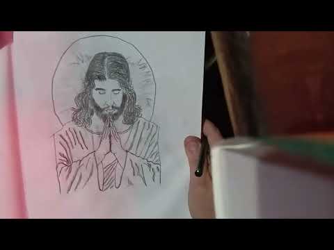 Desenhei Jesus Cristo filho de Deus