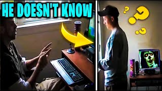 Computer Scare Gunshot Funny Prank!