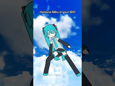 Hatsune Miku in your Wifi 💀 #BlueShirtGuy #vrchat #dance #viral #fyp #funny #meme