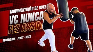 Domine o Pivô e a Movimentação no Boxe Usando o Saco de Pancada