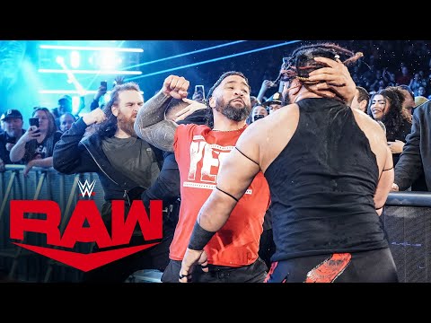 Sami Zayn and The Usos neutralize The Bloodline in a fierce ...