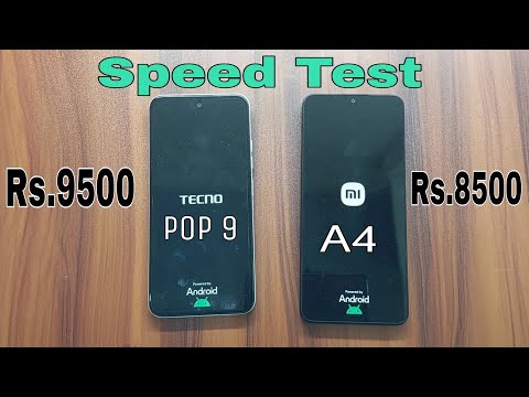 Tecno Pop 9 vs Redmi A4 Speed Test Comparison?