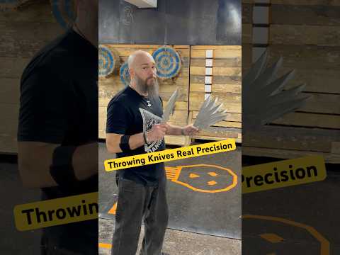 World Champion- Six Throwing Knives, One Plank - Can You Believe This Accuracy?!