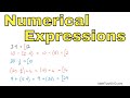 Evaluating Numerical Expressions in Algebra