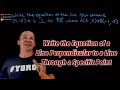 Writing Perpendicular Line Equations in Slope-Intercept Form