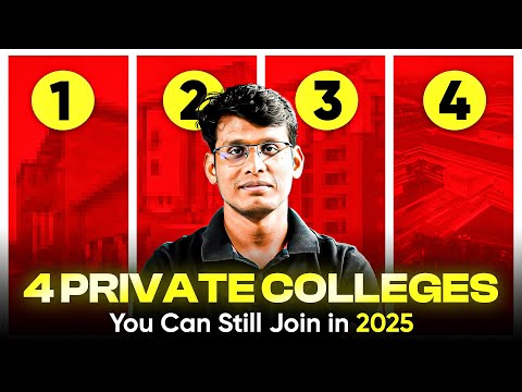Didn't Get IIT/NIT ? | 4 Private Colleges you can still get into!