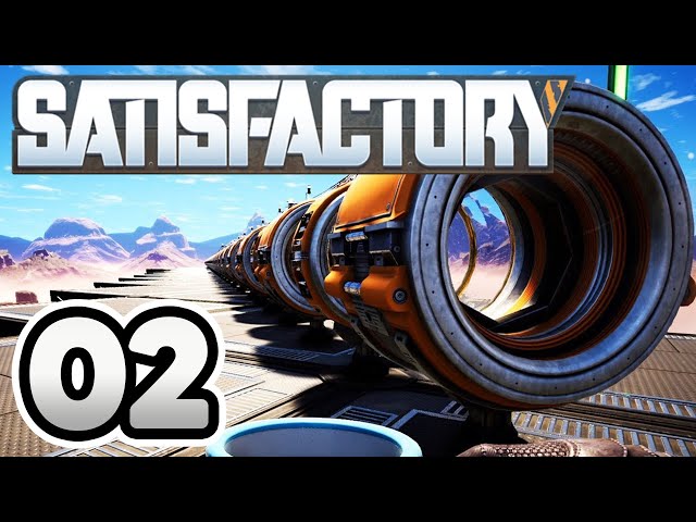 Satisfactory - A Chill Open World Factory Building Game (PC Gameplay) - Lets Play Part 1