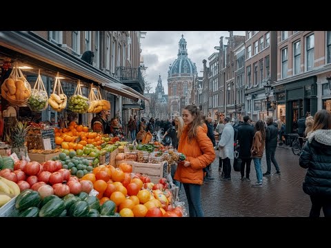 🇳🇱 AMSTERDAM WALKING TOUR: HIDDEN GEMS & MUST-SEE SPOTS! A RELAXING WALK, 4K HDR