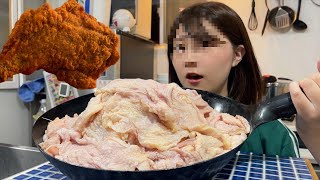風邪を引いても食欲は抑えられないので、２キロの鶏皮使って唐揚げ専用油を作る日常はこちら【酒村いっも、】