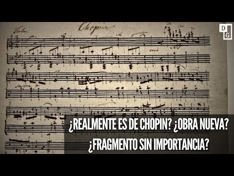 ¿Un nuevo Vals? ... Que suene a Chopin no significa que sea Chopin