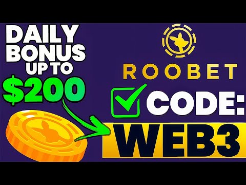 ROOBET PROMO CODE : WEB3 - $200 HUGE BONUS 2024-2025 in CASHBACK