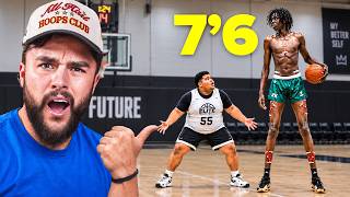 Meet The World's Tallest High School Basketball Player...