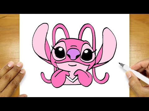 Angel Drawing Step By Step | How To Draw Angel From Lilo And Stitch