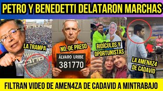 OSO DE URIBISTAS EN MARCHAS, PETRO DELATÓ  FRACASO. URIBE YA ESTÁ MARCADO.CADAVID AMEN4Z0 A MINTRABA