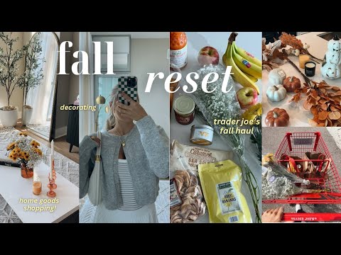 FALL + WINTER RESET! 🍂☕️  decluttering, decorating, + cozy fall vibes