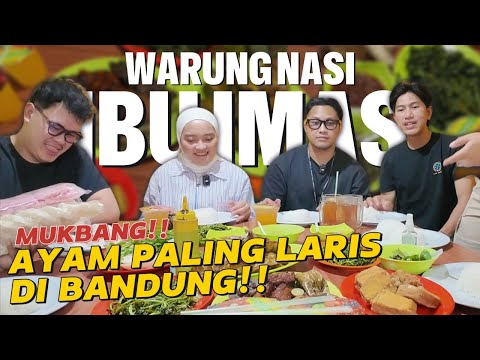 MUKBANG DI WARUNG IBU IMAS BANDUNG!! SAMBELNYA BIKIN @aautappp BANJIR KEPEDESAN!!