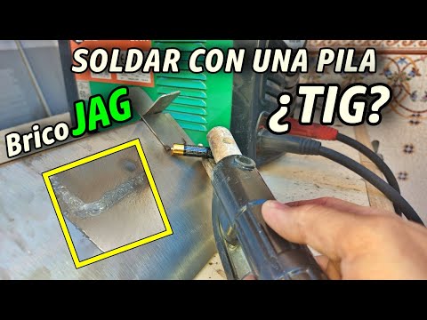 🔋Soldar con una Pila tipo TIG | TRUCO de soldadores Lo que un Soldador no te enseñará