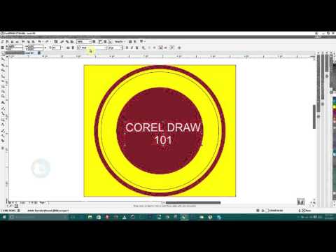 COREL DRAW TUTORIAL FOR BEGINNERS 101