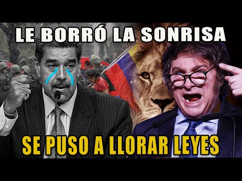 SE ACABÓ!🔥 MADURO LLORÓ CONTRA EL PUEBLO QUE LO CONDENA!🔥 MILEI LO ACORRALA