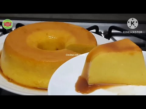 COMO HACER UN FLAN CASERO DELICIOSO FÁCIL Y RAPIDO /Cocina con Jenny