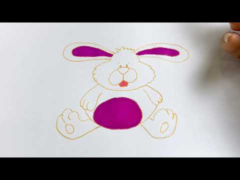 Share how to color a rabbit