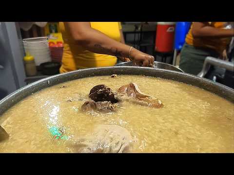 Filipino Street Food | Lugaw Overload  - Rice Porridge