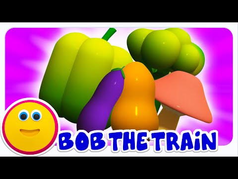 ベジタブルトレインの歌を覚えよう | 幼児向け保育園童謡 - Bob The Train