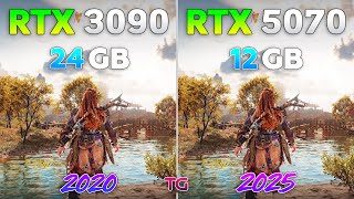 RTX 3090 vs RTX 5070 - Test in 10 Games