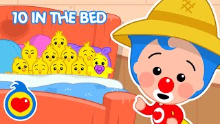 🔟 Ten in the Bed - Animals Version 🐥 | Nursery Rhymes and Kids Songs by Plim Plim