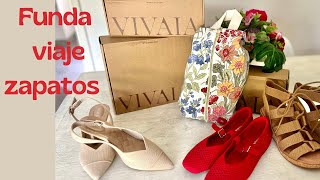 Funda de viaje de Zapatos VIVAIA. Tutorial gratuito