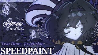 Very normal speedpaint of two time jester skin |  Forsaken #ibispaintx 