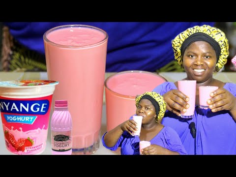 🥰😋Irebere uko wakora yoghurt iryoshye wibereye mu rugo // How to make easy delicious YOGHURT at home