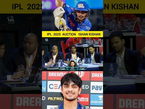 IPL Auction 2025 Ishan Kishan 👑 #iplauction #thalafanscelebration #cricket #ipl #sports #shorts