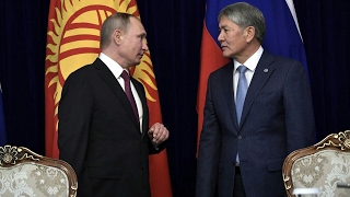 Совместная пресс-конференция В.Путин с Президентом Киргизии Алмазбеком Атамбаевым