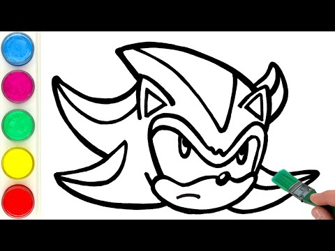 Shadow the Hedgehog from Sonic The Hedgehog 3 Movie | Drawings for Kids