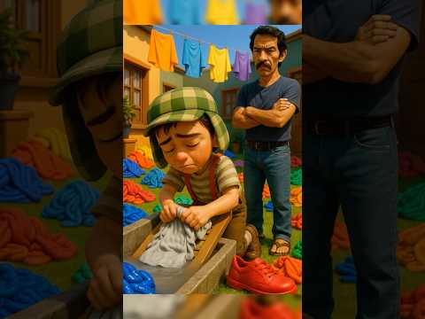 O CHAVES odeia LAVAR ROUPA porém...