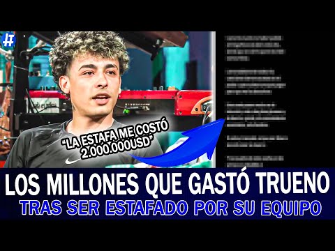 TRUENO REVELÓ CUANTOS MILLONES le COSTÓ la ESTAFA que le HIZO su EQUIPO