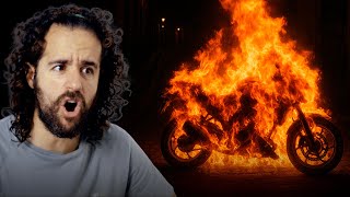 EL DÍA que ME QUEMARON la MOTO en MADRID 🔥 VIDEORREACCIÓN del INCENDIO 🔥