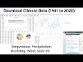 Climate Data Access and Usage