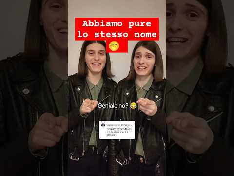 Ecco perché mi giro anche se chiamano la mia sorgella👯😂#twins #twinsister #gemelli #gemelle