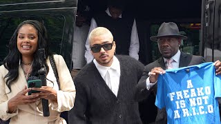 Outside The Diddy Trial Day 34 | Baby Oil Giveaway, Freako T Shirt Giveaway, Man Talks Kim Porter.