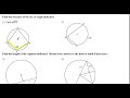 Circle Geometry Concepts and Relationships