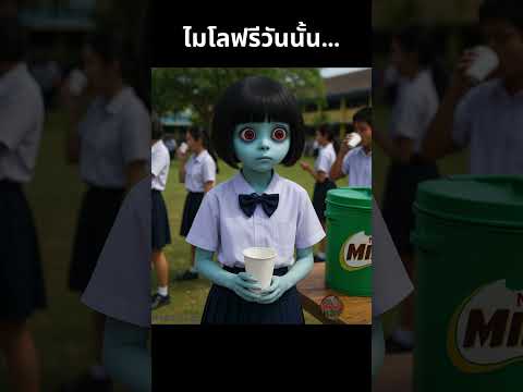 วันนั้นเราแค่แจกไมโล แต่ได้เธอกลับไปด้วย 😂😅 #PantherThitiwat #shorts