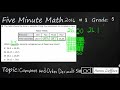 Comparing and Converting Decimals