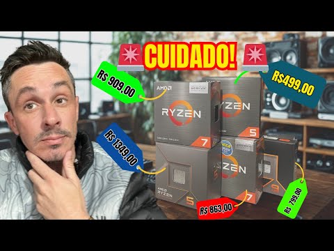 MELHORES PROCESSADOR RYZEN PARA COMPRAR! (R$ 499 ATÉ R$ 1400,00)