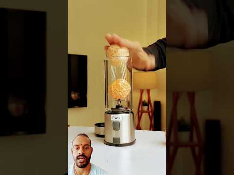 Deepak Short ! Orange in portable Blender #shorts