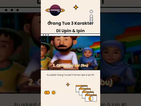 Orang Tua 3 Karakter Di Upin & Ipin (Ibu Fizi, Ibu Ehsan, Upin & Ipin) #shorts