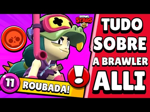 TUDO sobre a NOVA BRAWLER *ALLI* ELA VAI SER MUITO ROUBADA no BRAWL STARS!