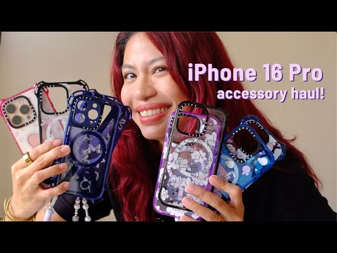 iPhone 16 Pro case + accessory haul!